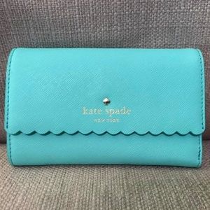 Kate Spade Kieran Cape Drive Wallet-soft aqua/mint